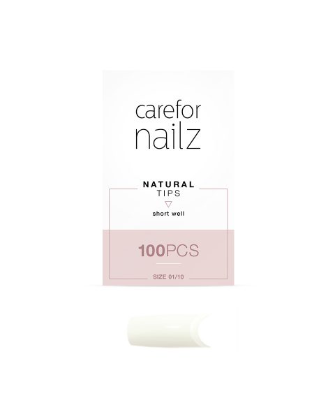 Natural-tips-short well-100-stuks