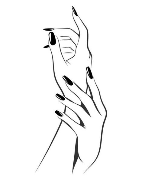 Afbeelding nagelschets